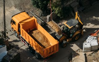 Sable sur chantier